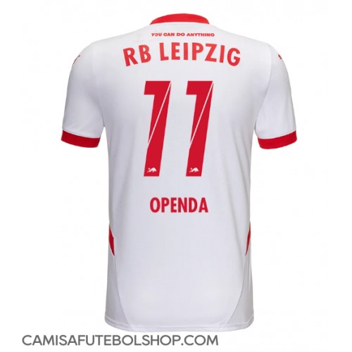 Camisa de time de futebol RB Leipzig Lois Openda #11 Replicas 1º Equipamento 2024-25 Manga Curta